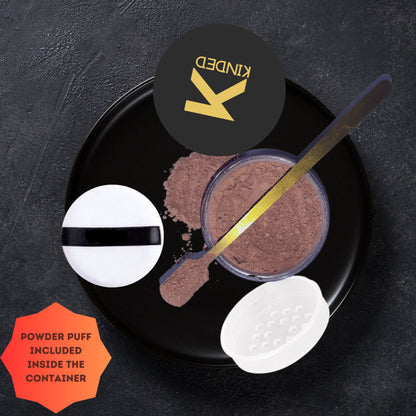 KINDED Highlighter Loose Powder - Shimmer Rose Pink