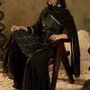 Indyancart IE Women Ethnic Motifs Embroidered Regular Sequinned Kurta with Sharara & With Dupatta