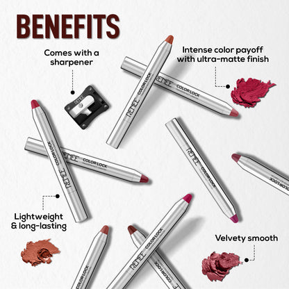 Renee Cosmetics Colorlock Transfer Not Crayon - 09 Desire