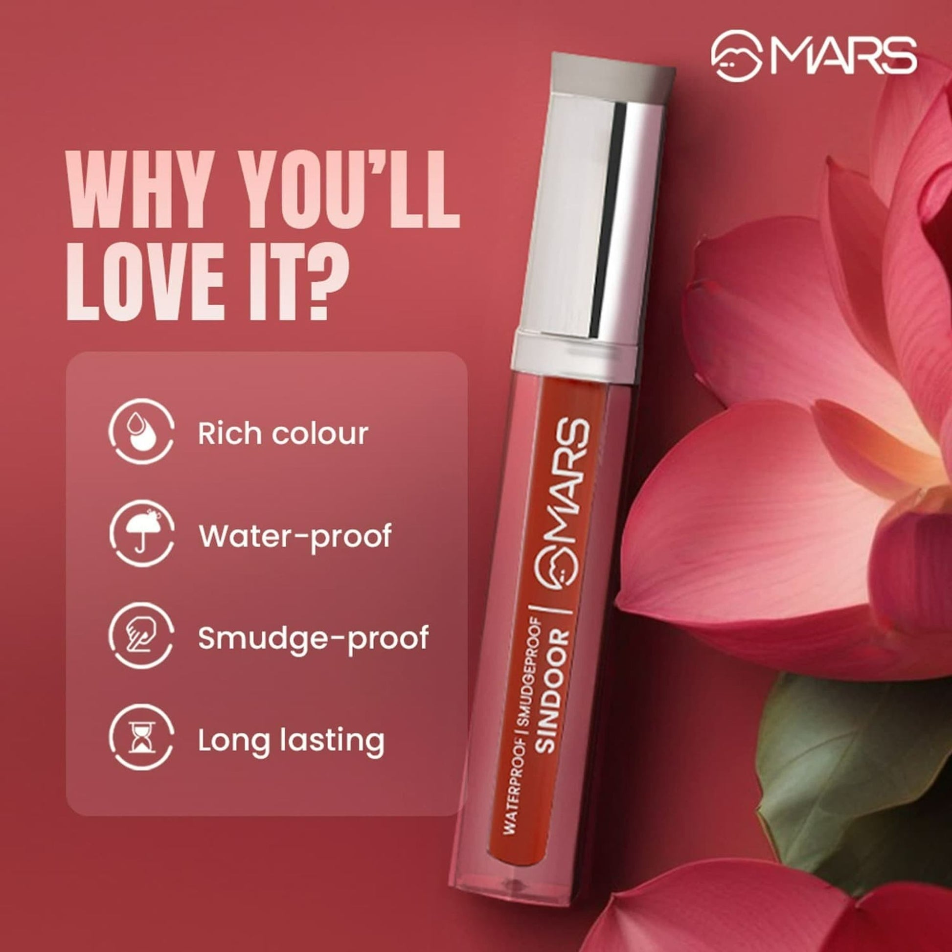 MARS Riwaj Liquid Sindoor - Maroon