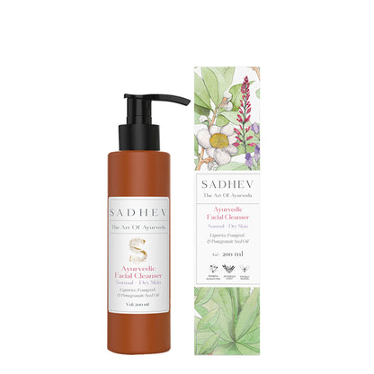 SADHEV Ayurvedic Facial Cleanser Normal - Dry Skin