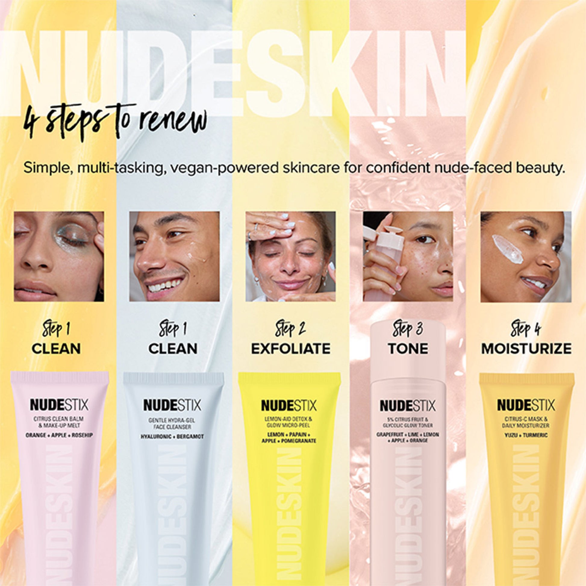 Nudestix Nudeskin Lemon-Aid Detox & Glow Micro-Peel