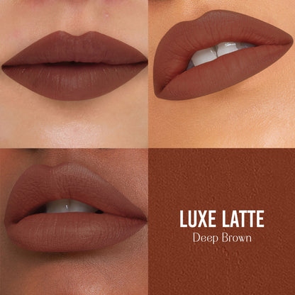 LoveChild Masaba Bare Browns Ultra Matte Transfer-proof Lipstick, Enriched with Avocado Oil & Vitamin E - Luxe Latte