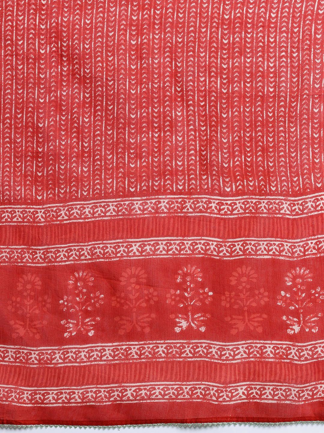 Indyancart IE Ethnic Motifs Printed Kurta with Trousers & Dupatta