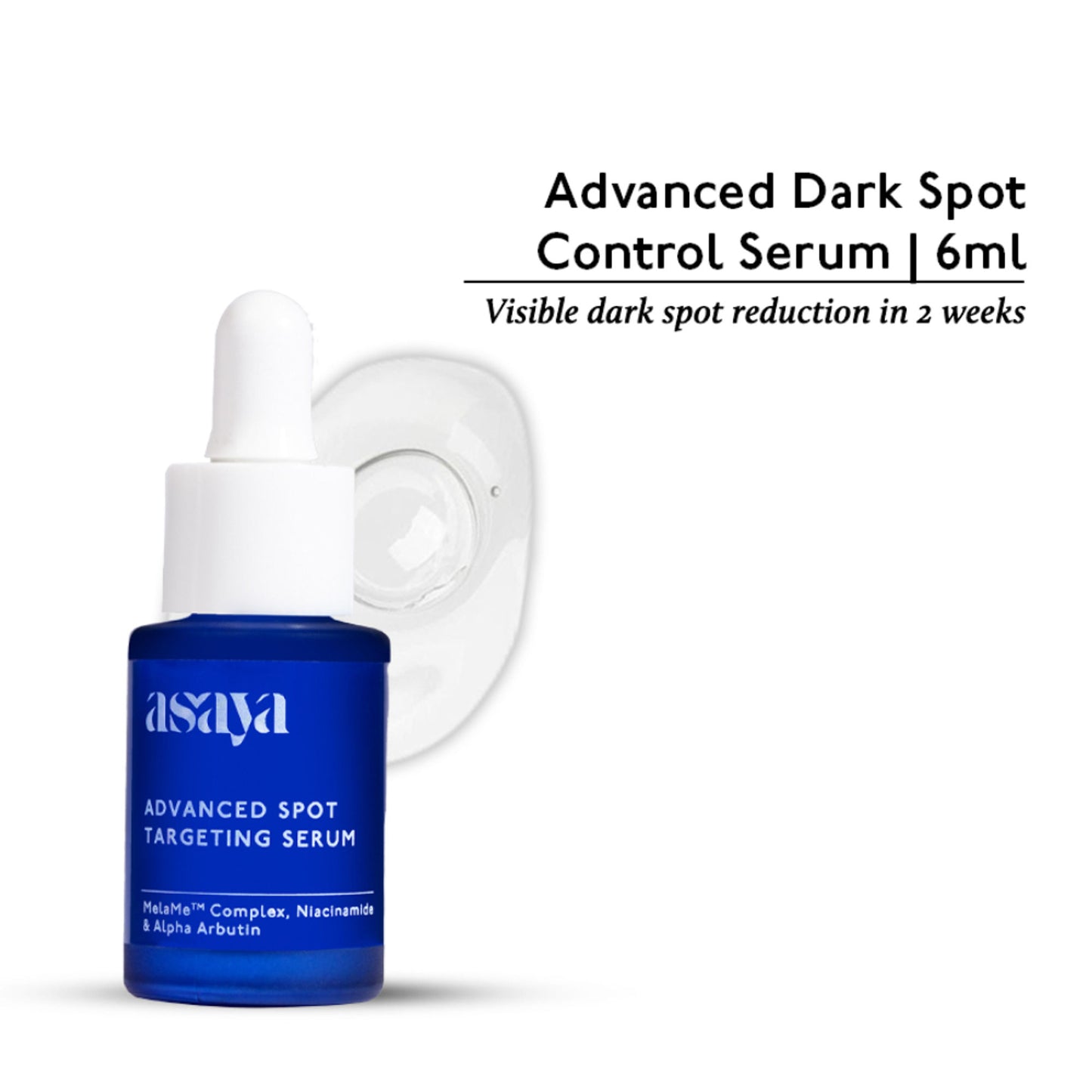 Asaya Advanced Dark Spot Pigmentation Face Serum for Men & Women with MelaMe Complex & Niacinamide