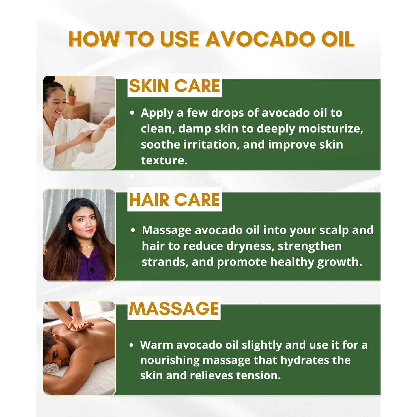 Mystiq Living Avocado Oil For Hair, Face Oil, Skin & Body Massage | Pure & Organic Cold Pressed
