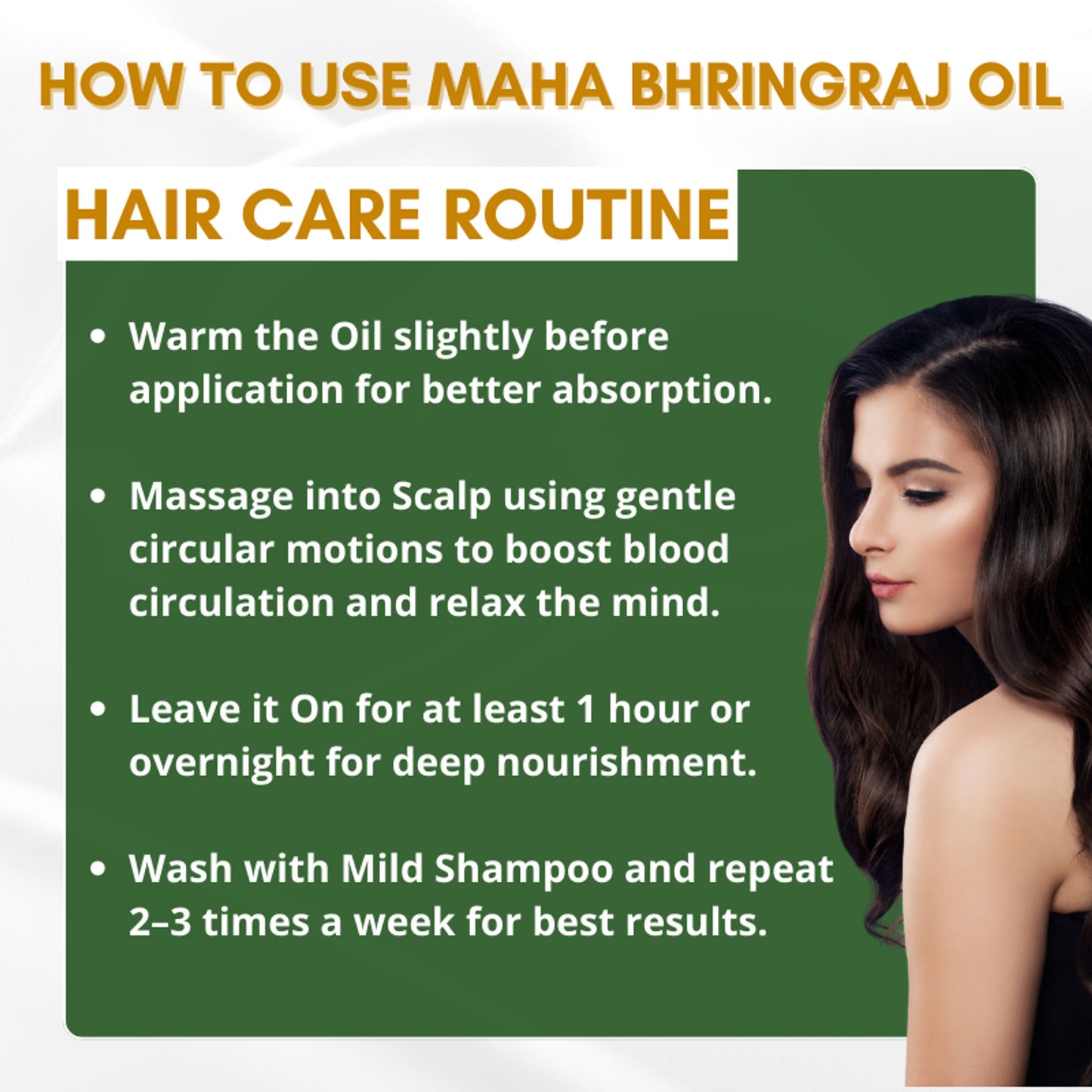 Mystiq Living Maha Bhringraj Oil for Hair Growth, Herbal Hair Oil with 9 Herbs