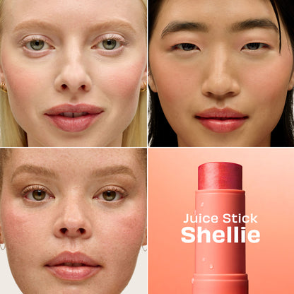 Benefit Cosmetics Juice Stick Dewy Gel Blush - Shellie Warm Seashell-Pink