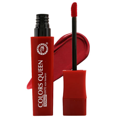 Colors Queen Totally Matte Liquid Lipstick - Red Boots