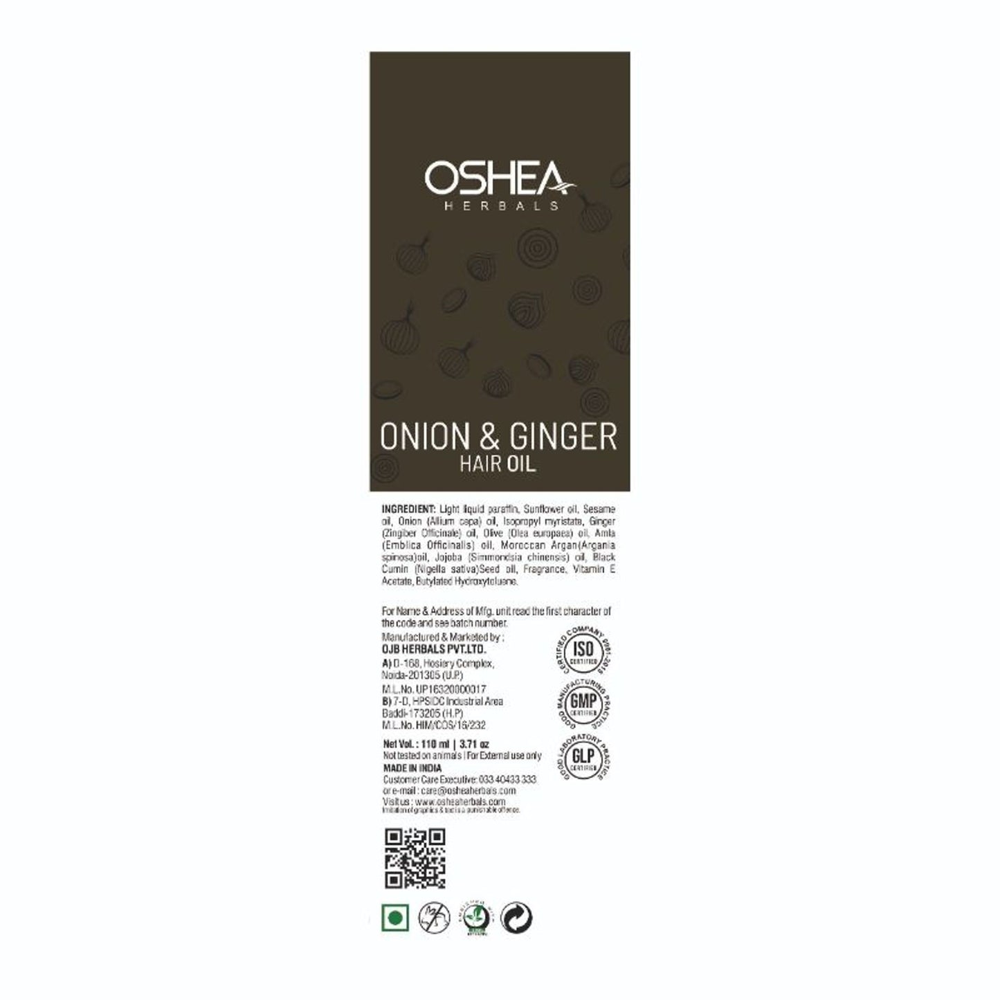Oshea Herbals Natural Hair Growth Oil Prevents Hair Fall & Promotes Hair Growth