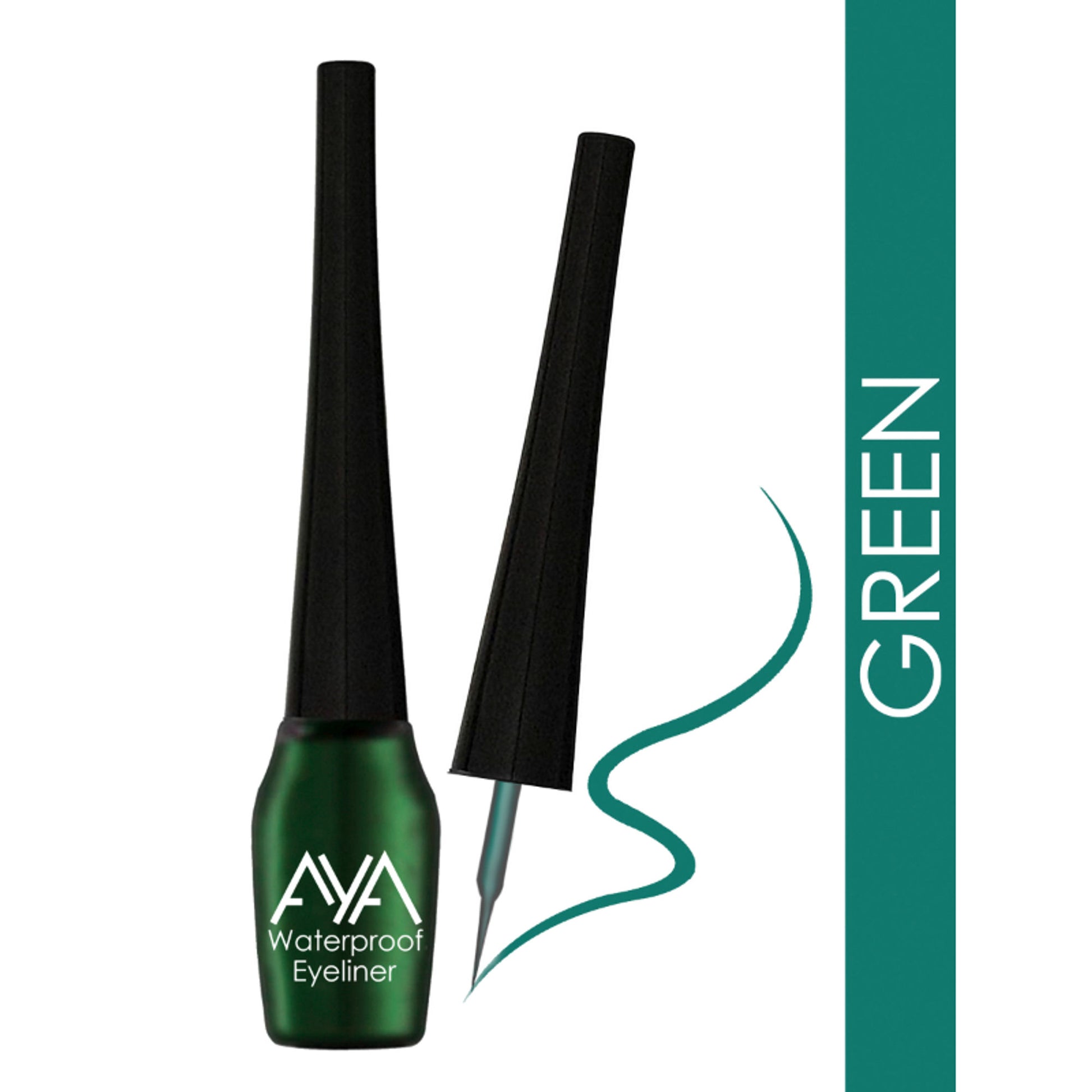 AYA Waterproof Eyeliner - Black, Blue, Green (Set of 3)