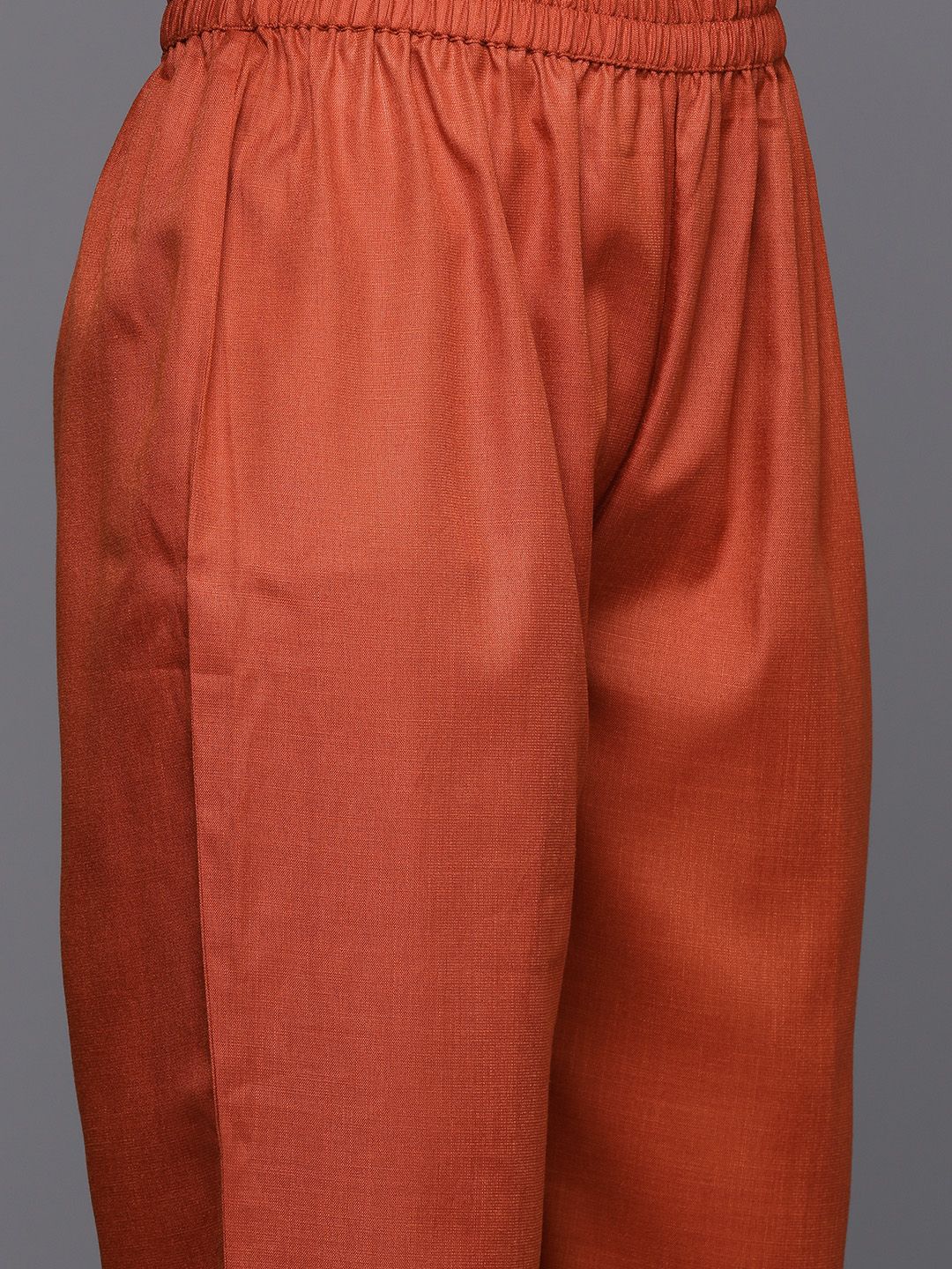 Indyancart VA Women's Floral Embroidered Gotta Patti Kurta with Trousers & With Dupatta