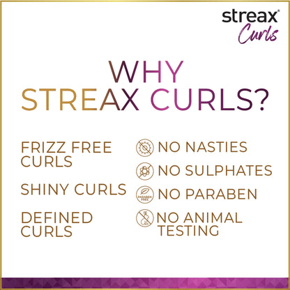 Streax Curls Styling Cream Sulphate And Paraben Free