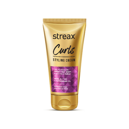 Streax Curls Styling Cream Sulphate And Paraben Free