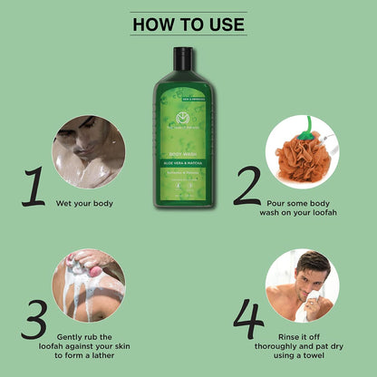 The Man Company Aloe Vera & Matcha Body Wash
