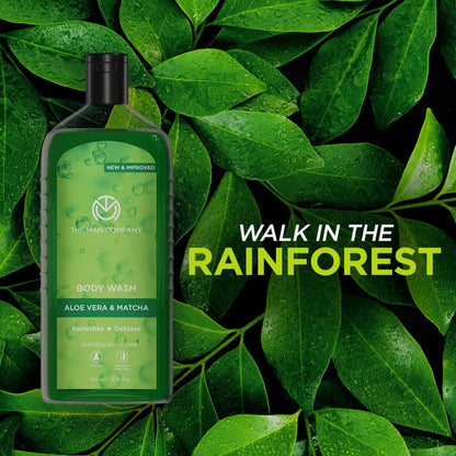 The Man Company Aloe Vera & Matcha Body Wash