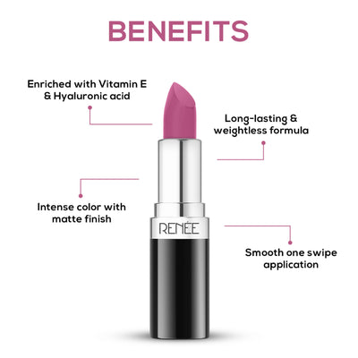 Renee Cosmetics Stunner Matte Lipstick - S13 Rise Up