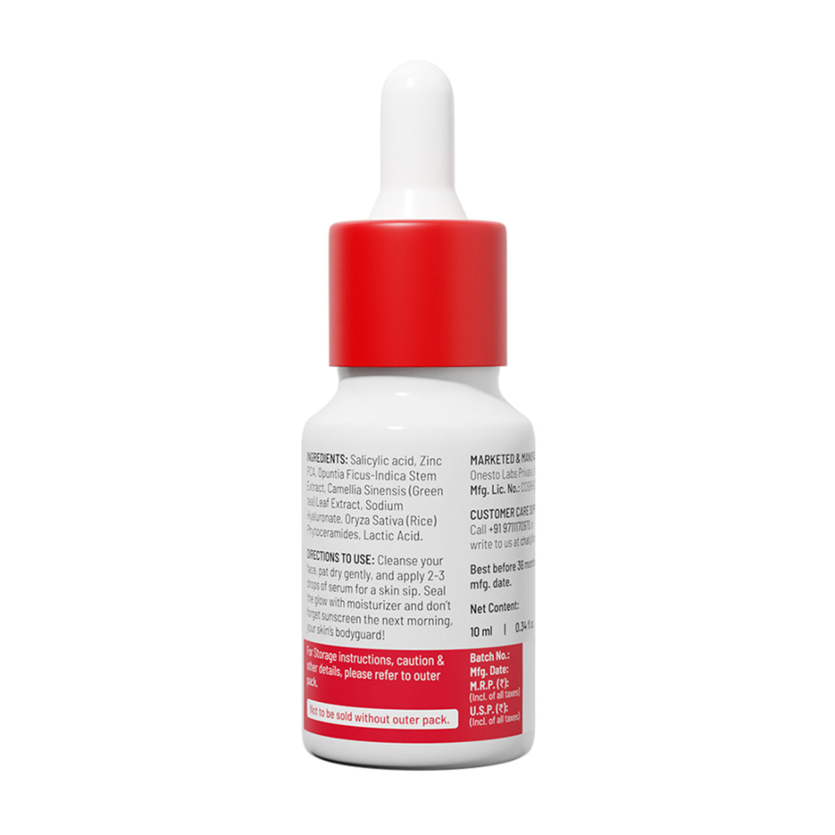 Chemist at Play 2% Salicylic Acid face serum bottle with dropper, designed for treating active acne and controlling excess oil.