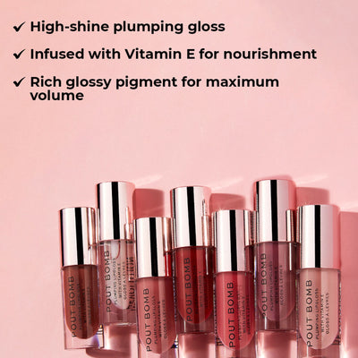 Makeup Revolution Pout Bomb Plumping Gloss - Glaze