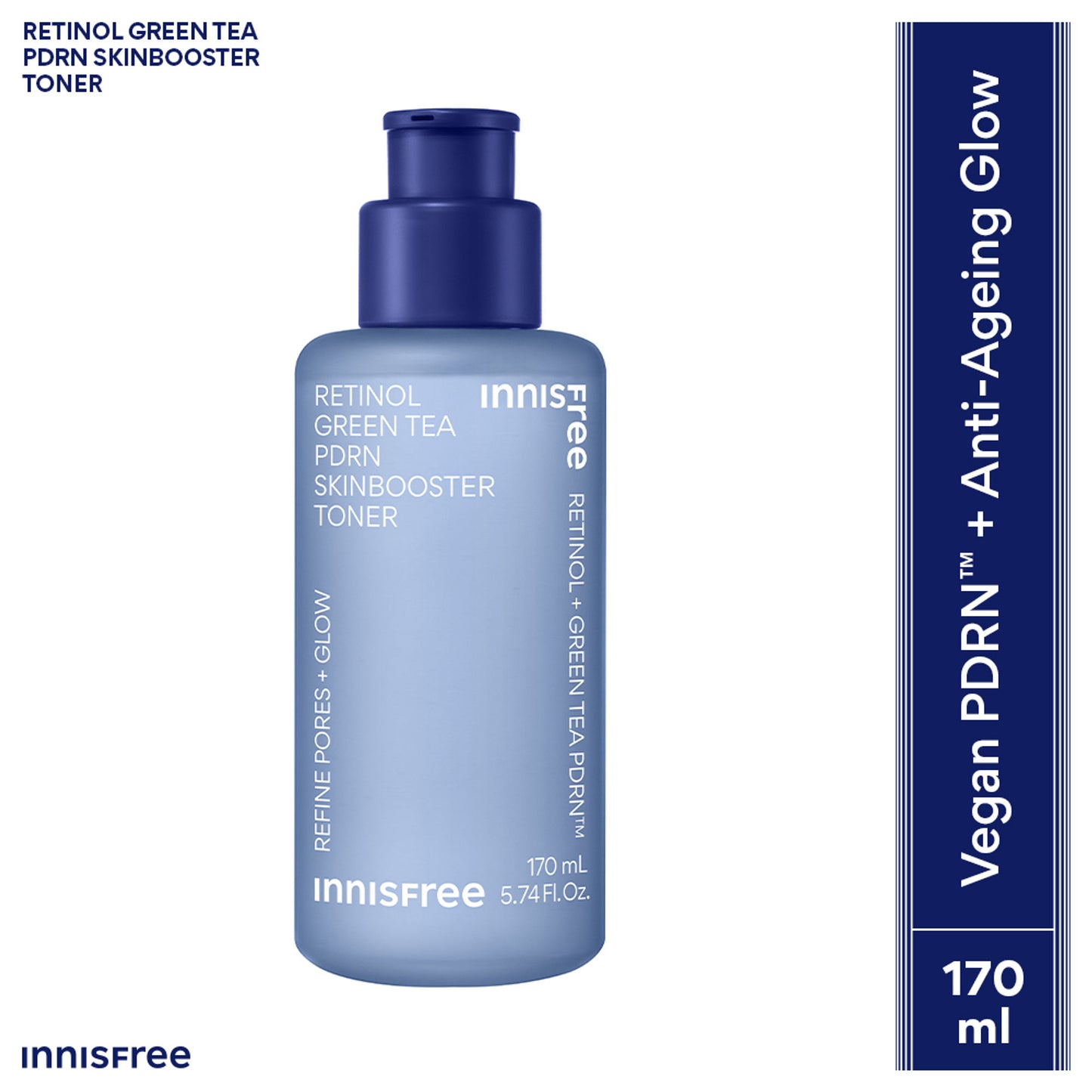 Innisfree Retinol Green Tea Pdrn Skinbooster Toner