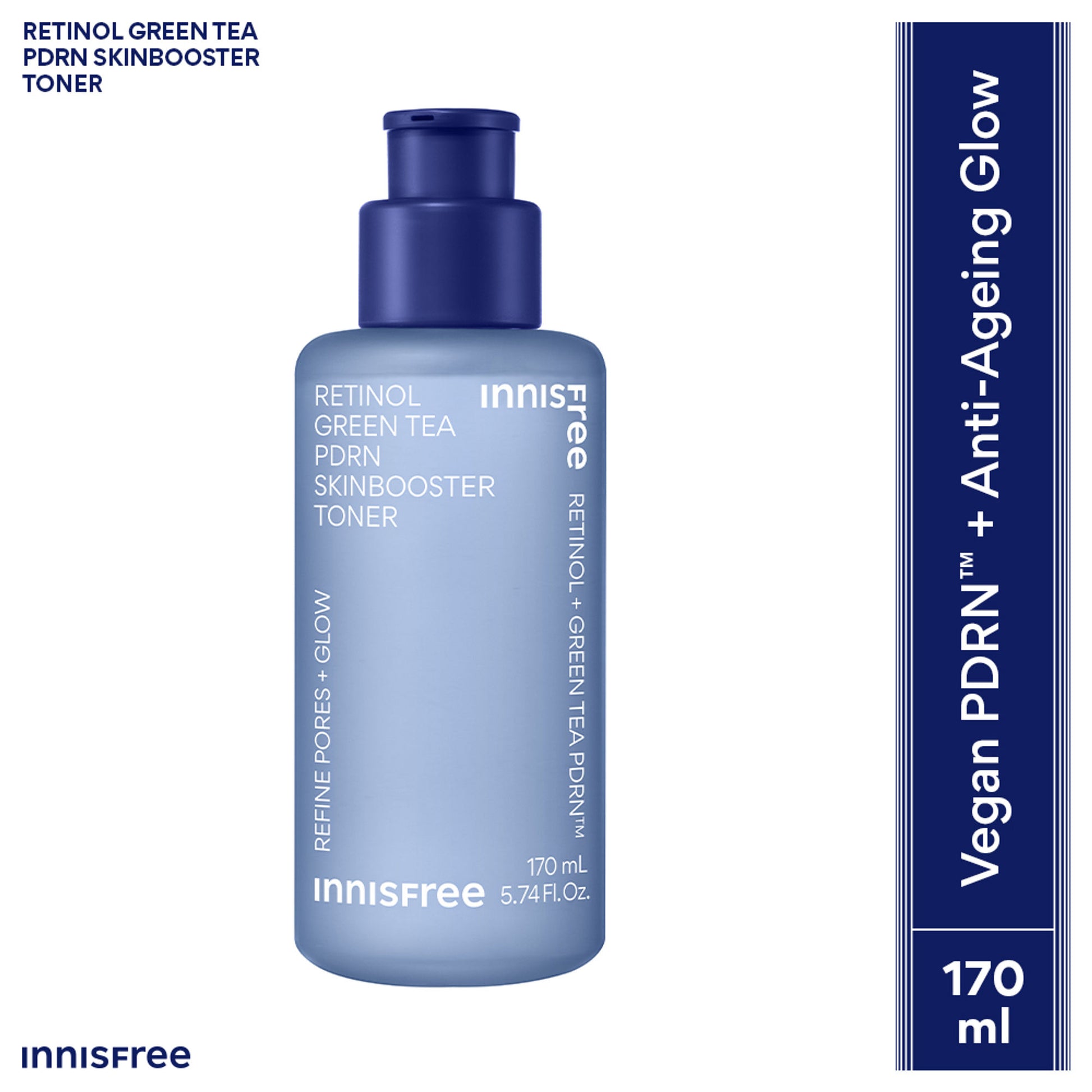 Innisfree Retinol Green Tea Pdrn Skinbooster Toner