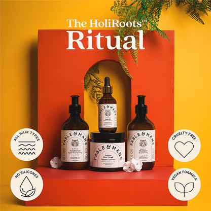 Fable & Mane HoliRoots Hydrating Shampoo With Coconut Oil & Aloe Vera