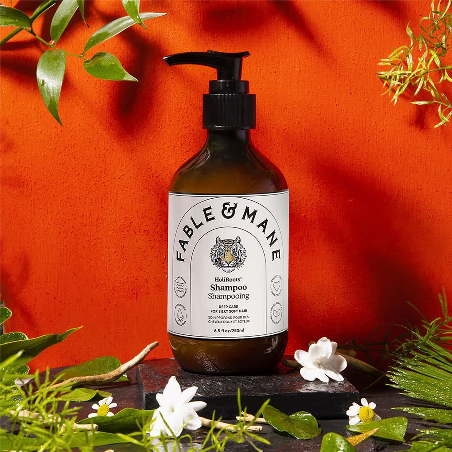 Fable & Mane HoliRoots Hydrating Shampoo With Coconut Oil & Aloe Vera