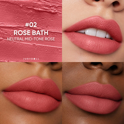 JUDYDOLL Soft Matte Lipstick - 02 Rose Bath