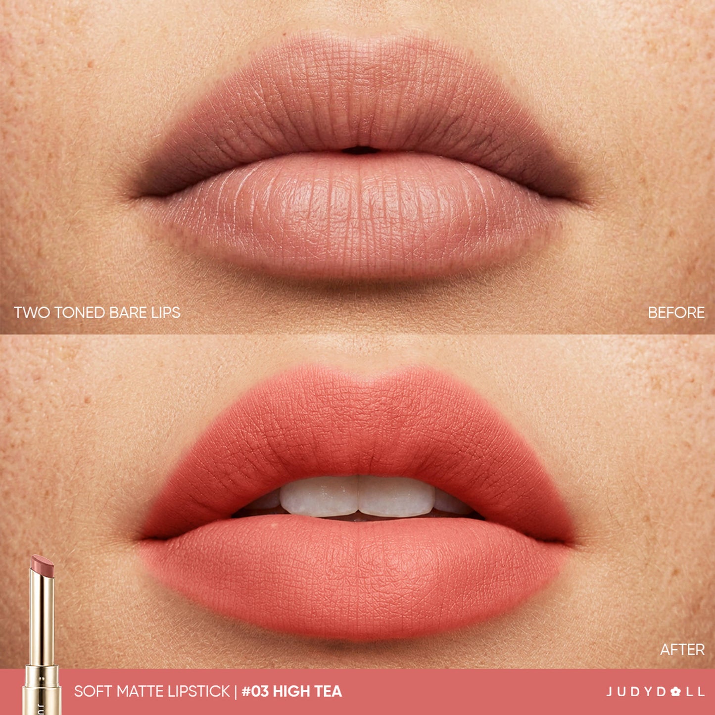 JUDYDOLL Soft Matte Lipstick - 03 High Tea