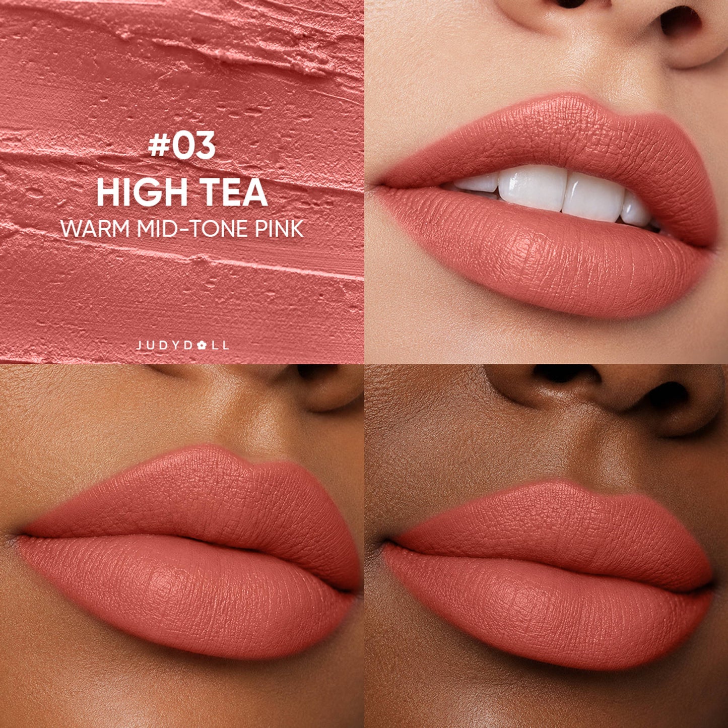 JUDYDOLL Soft Matte Lipstick - 03 High Tea