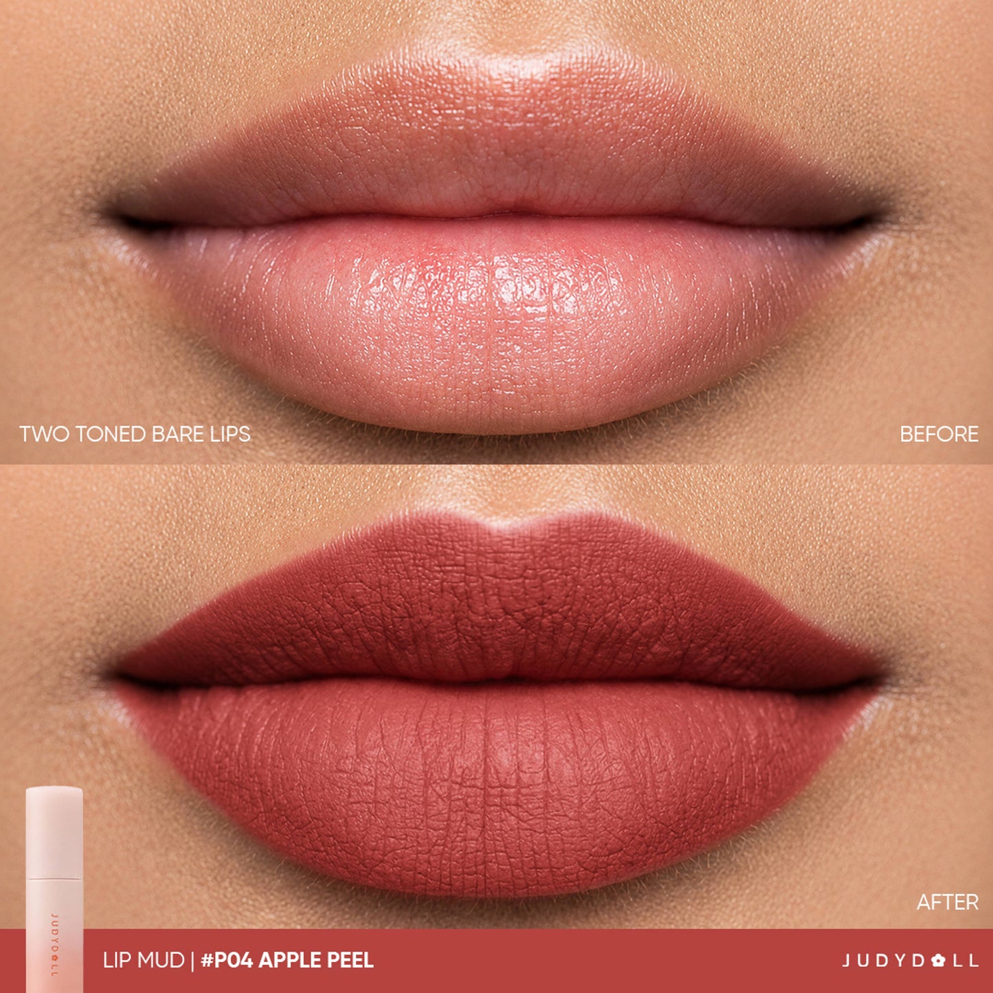 Judydoll Lip Mud - P04 Apple Peel