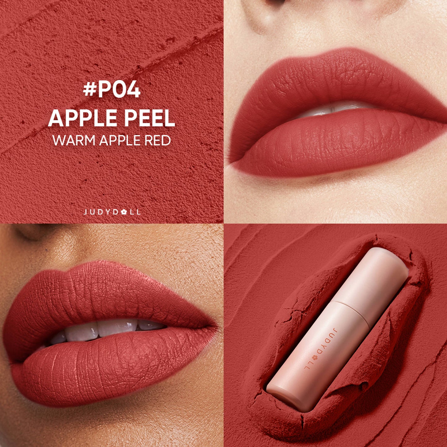 Judydoll Lip Mud - P04 Apple Peel