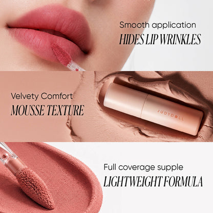 Judydoll Lip Mud - M49 Hawthorn Red
