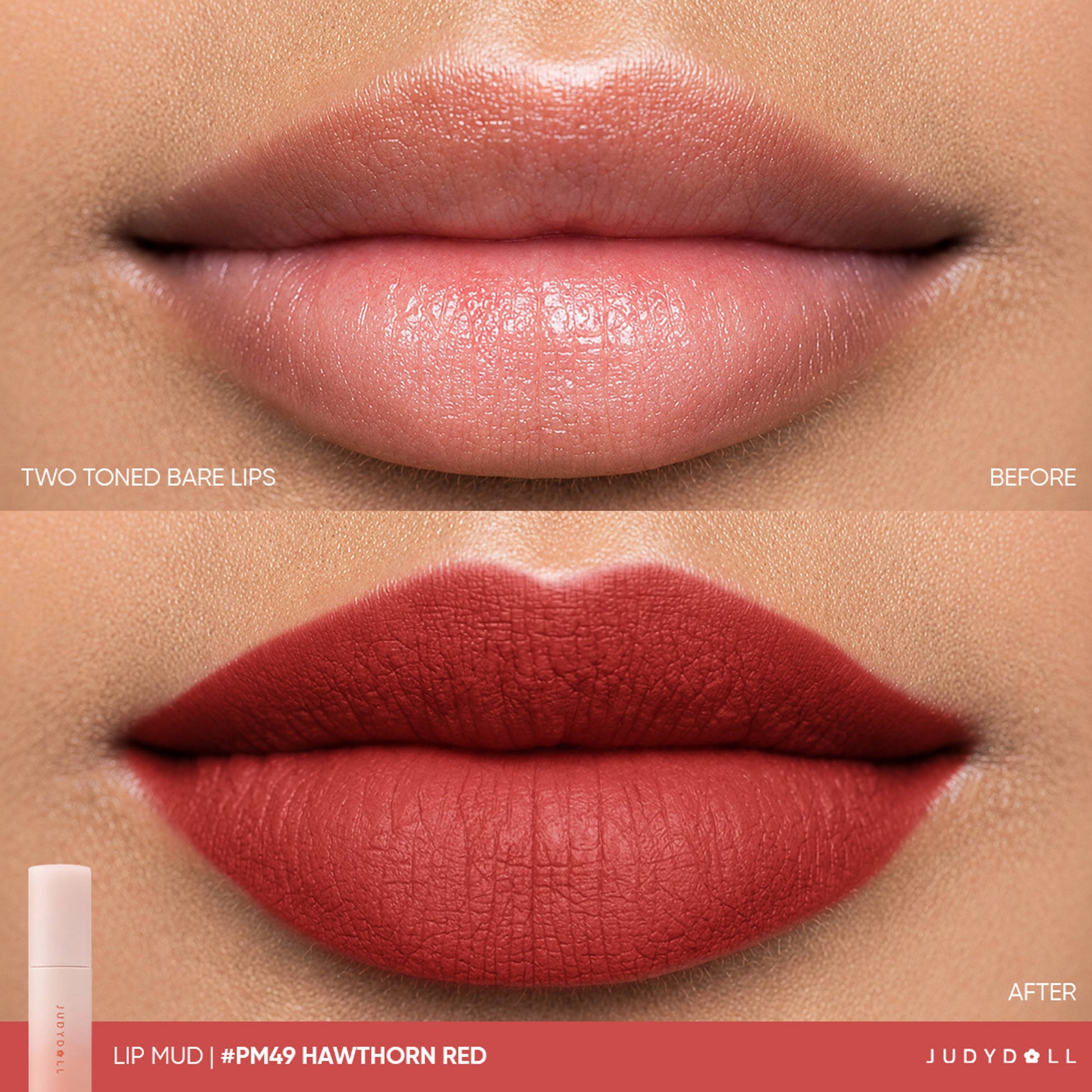 Judydoll Lip Mud - M49 Hawthorn Red