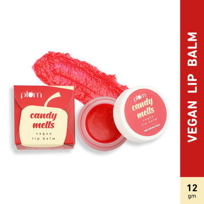 Plum Candy Melts Vegan Lip Balm - Red Velvet Love - Red Velvet Love