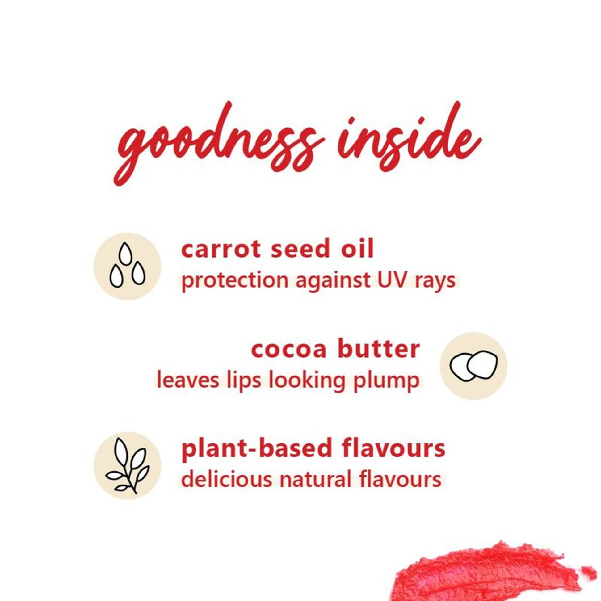 Plum Candy Melts Vegan Lip Balm - Red Velvet Love - Red Velvet Love