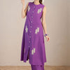 Dhiyona IE Women Ethnic Motifs Embroidered Regular Thread Work Pure Cotton Kurta with Palazzos