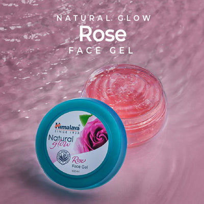 Himalaya Natural Glow Rose Face Gel with Pure Rose Extract for Natural Glowing Skin