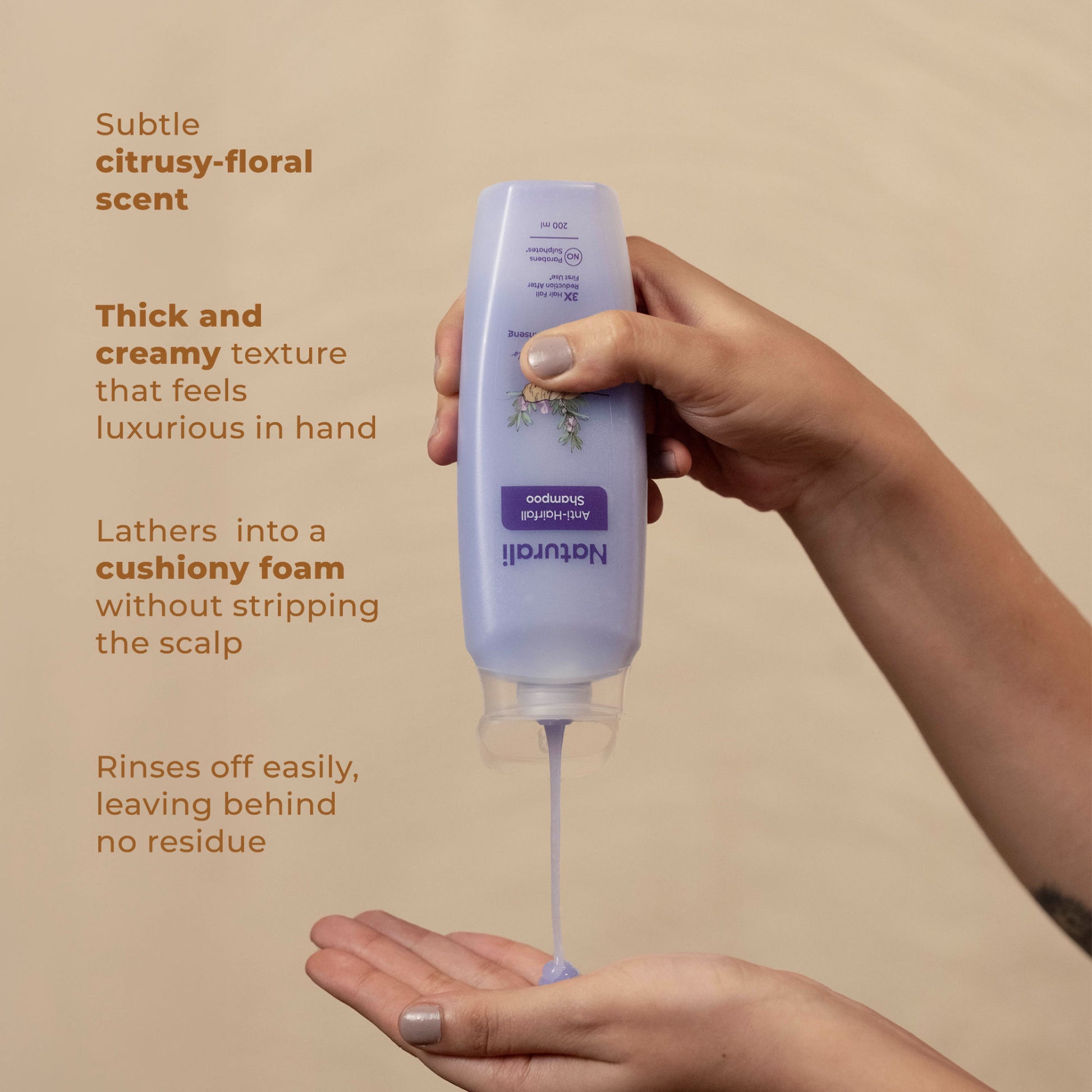 Naturali Anti Hairfall Shampoo With Rosemary