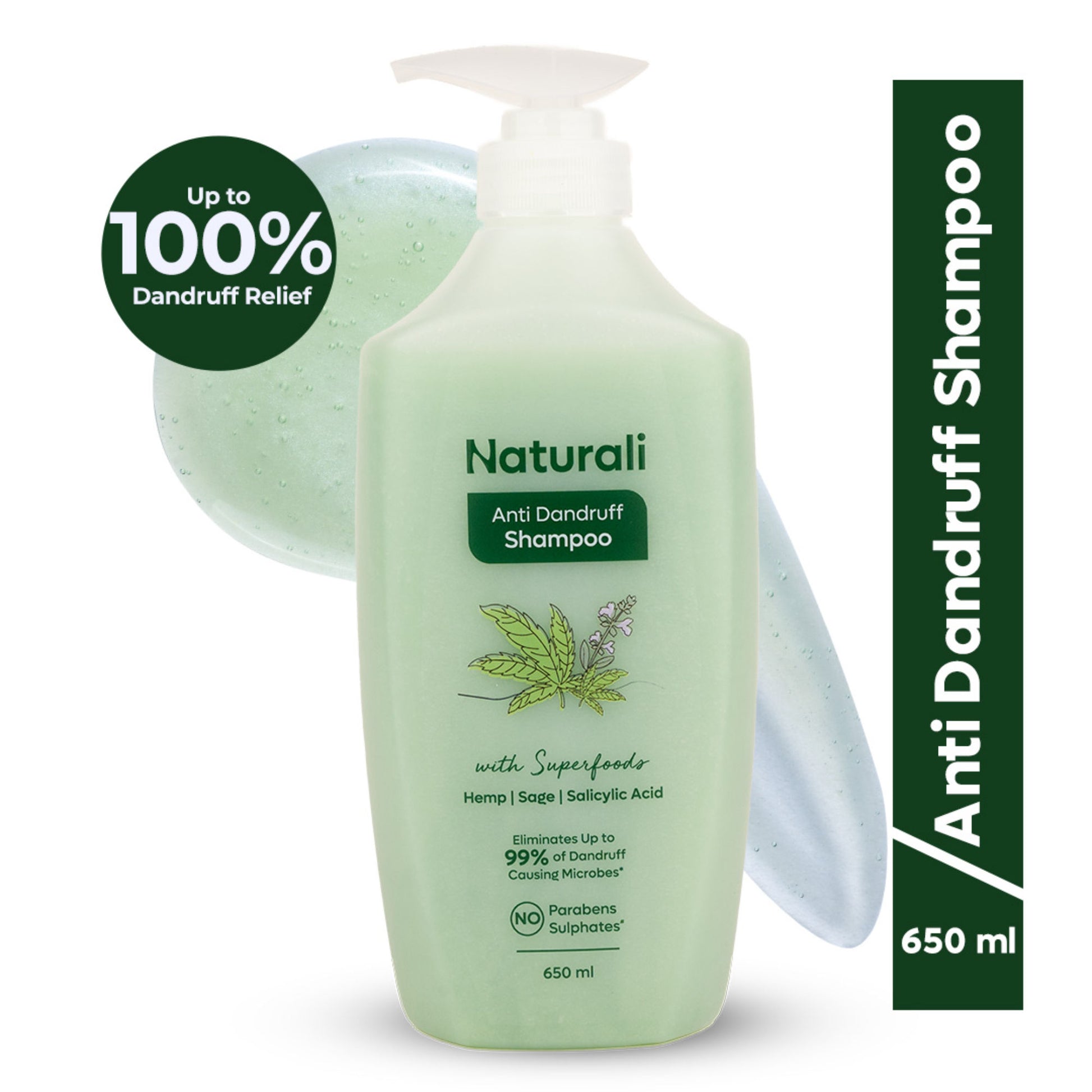 Naturali Anti Dandruff Shampoo With Hemp
