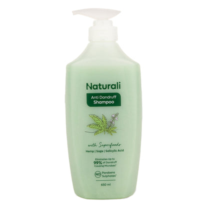 Naturali Anti Dandruff Shampoo With Hemp