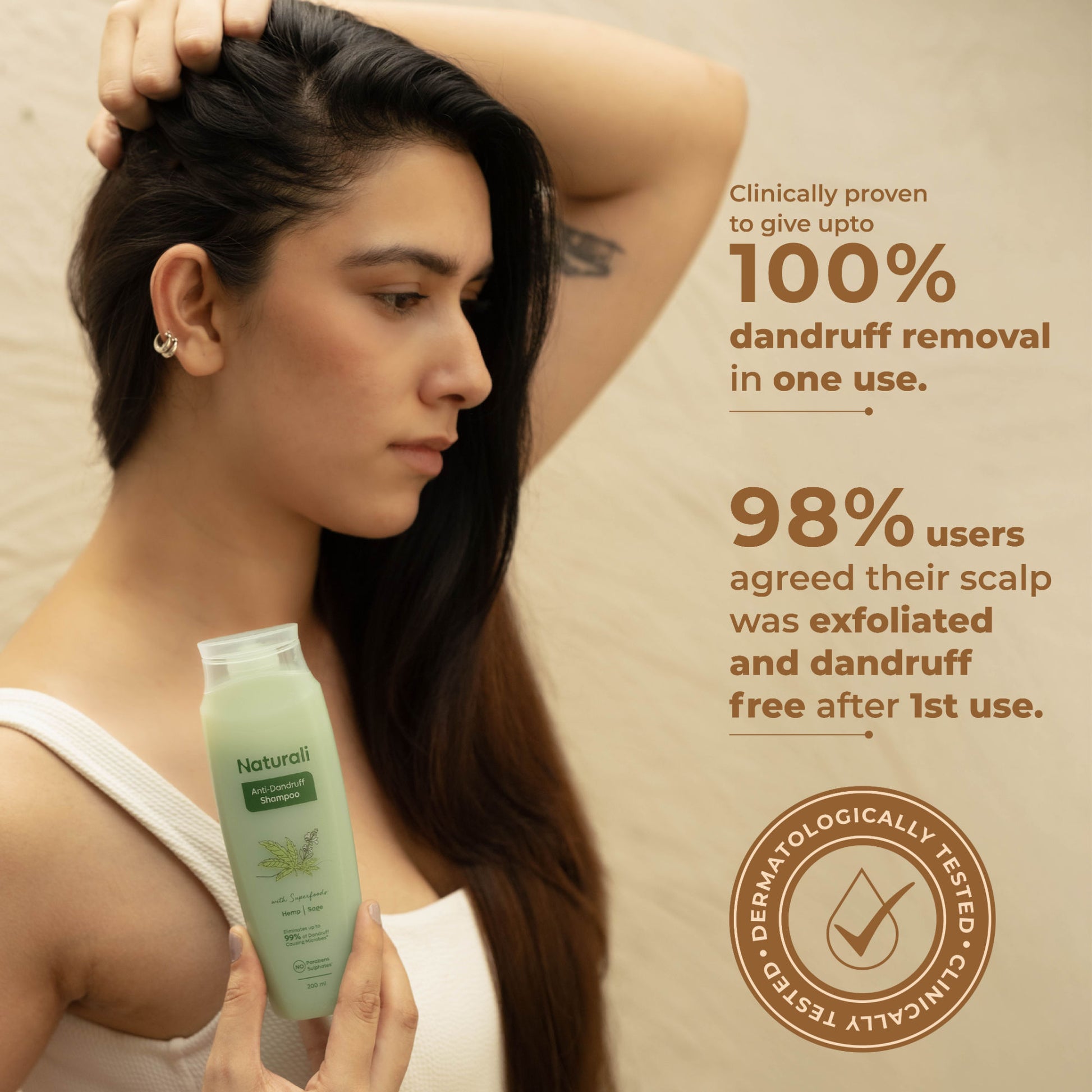 Naturali Anti Dandruff Shampoo With Hemp