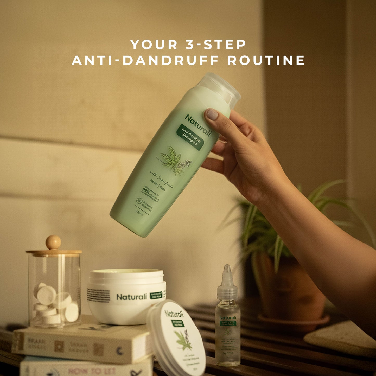 Naturali Anti Dandruff Shampoo With Hemp