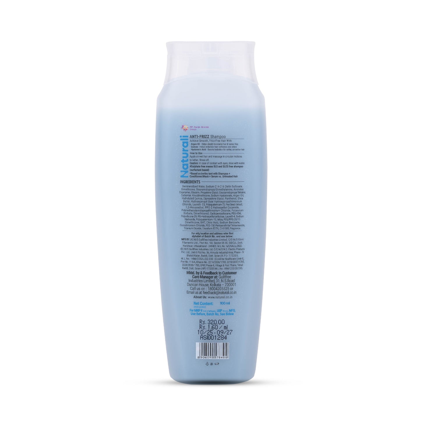 Naturali Anti Frizz Shampoo