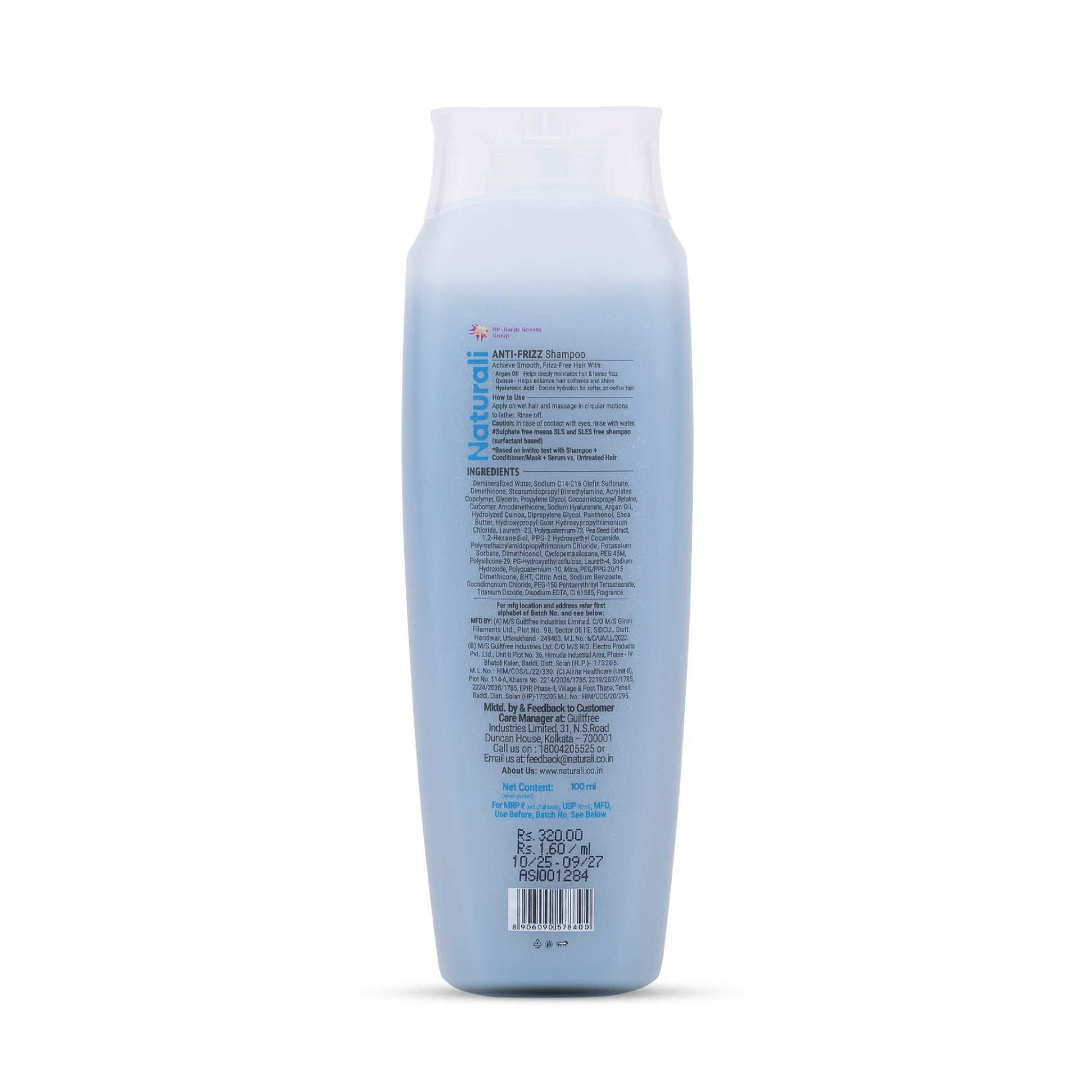 Naturali Anti Frizz Shampoo