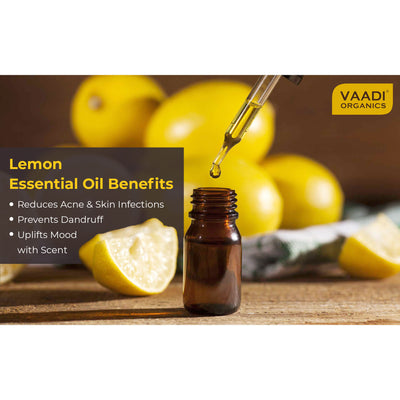 Vaadi Herbals Lemon 100% Pure Essential Oil Therapeutic Grade