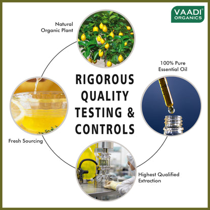 Vaadi Herbals Lemon 100% Pure Essential Oil Therapeutic Grade
