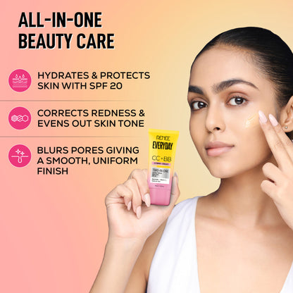 Renee Cosmetics Everyday Cc + Bb Hybrid Cream - Honey Drop