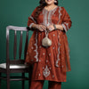 Dhiyona IE Plus Size Ethnic Motifs Embroidered Gotta Patti Kurta Set