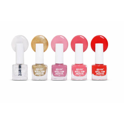 Recode Spill The Paints Nail Paint Set Of 5 - Subtle